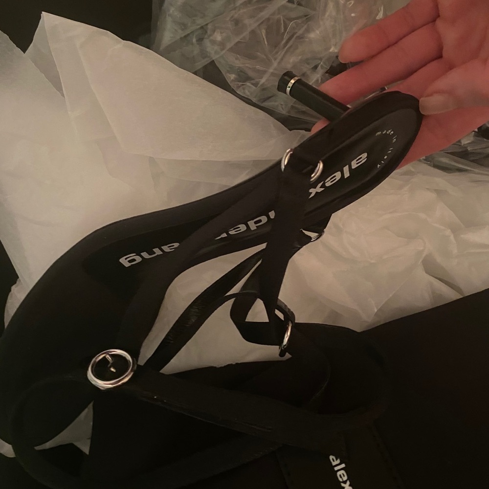 Alexander Wang Kit Satin Harness Sandals 36.5 - Picture 1 of 5